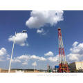 Pylon tower structure support chimney